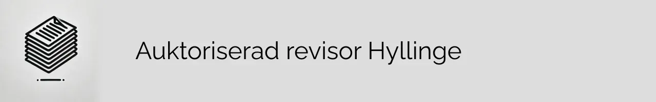 Auktoriserad revisor Hyllinge
